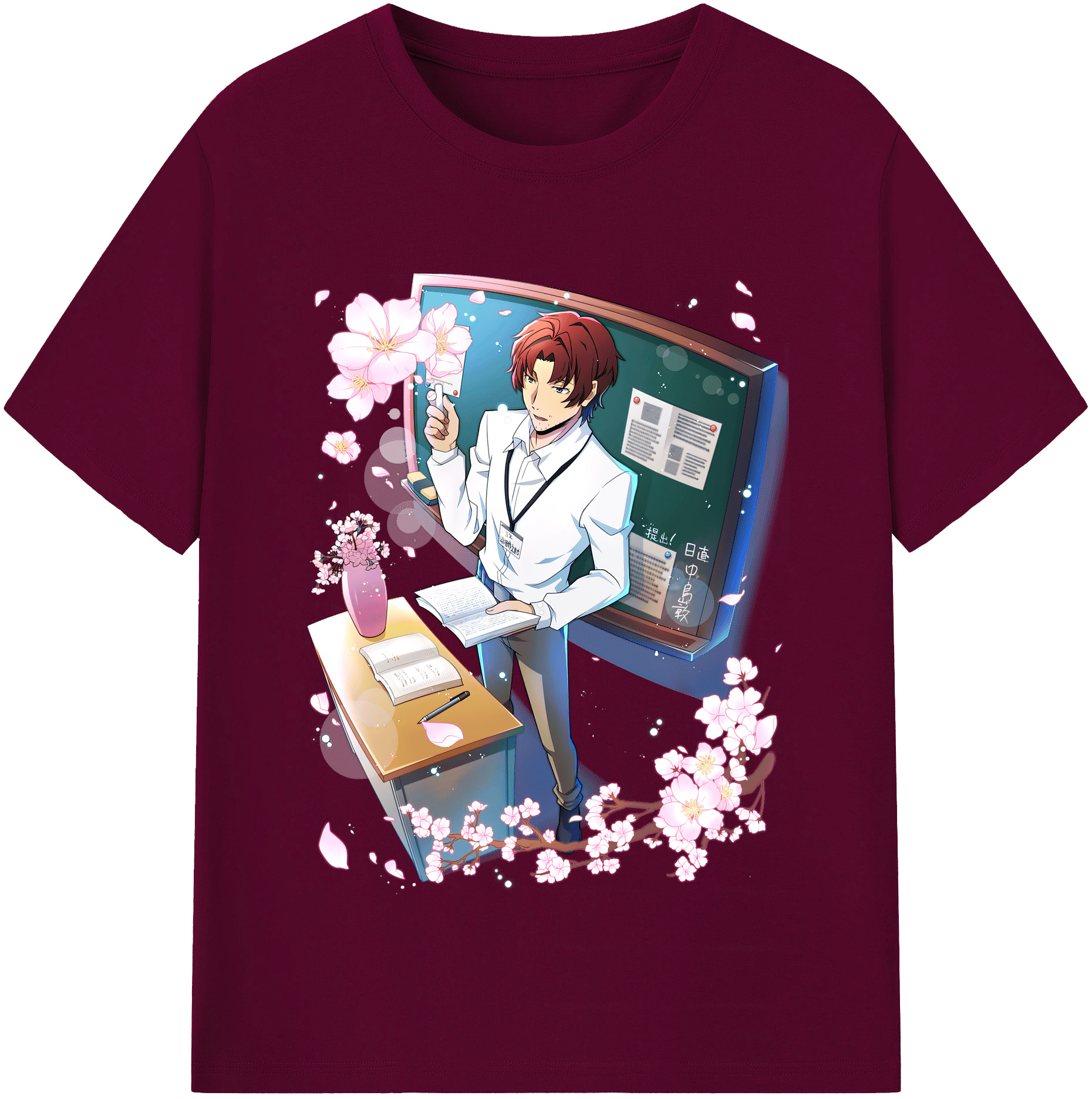 （画像用） 文豪ストレイドッグス Bungo Stray Dogs レディースカジュアルプリントTシャツ（綿100％）